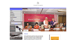 Desktop Screenshot of bharatchamber.com